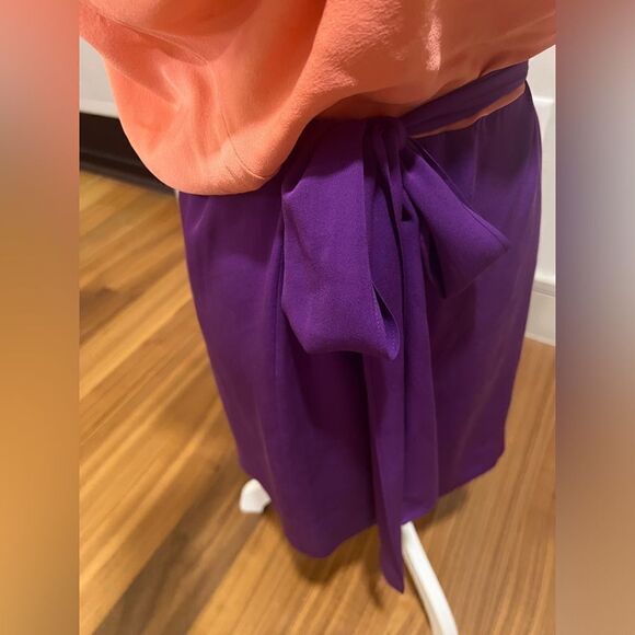 Diane Von Furstenberg color block dress size 4 - Picture 10 of 11